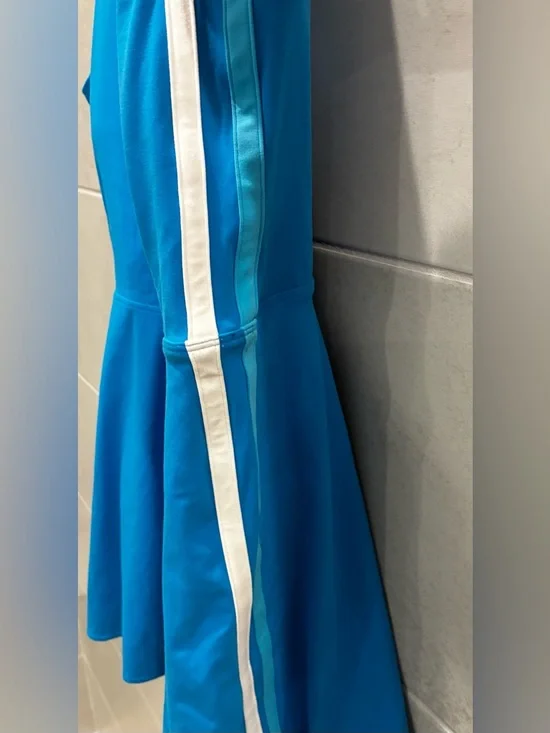 NWT JoyLab Blue Active Dress Sleeveless Built-In Shorts side Stripes Size XXL - Picture 5 of 7